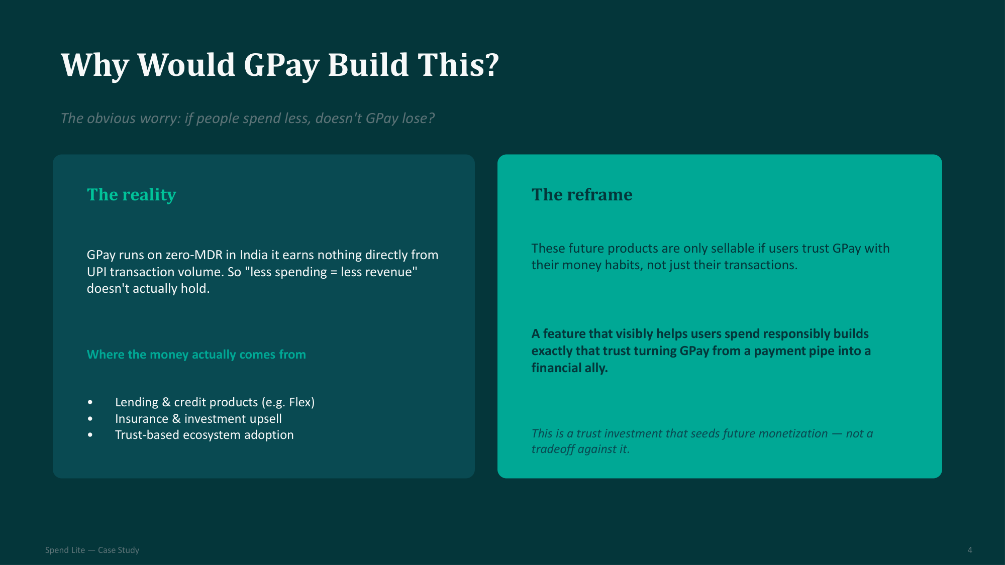 Why Would GPay Build This? A trust investment